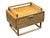 Contemporary Simple Minimalistic Sleek Light Brown Drawer End Table Nightstand For Sale - Image 3 of 11