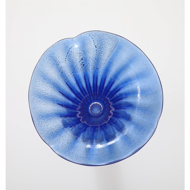 Murano Murano Glass Decorative Vase 1950's Design For Sale - Image 4 of 8