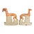 Ceramic Antique 19thC Pair of Staffordshire Whippets Greyhounds Hunting Dog Figures 1860 For Sale - Image 7 of 17
