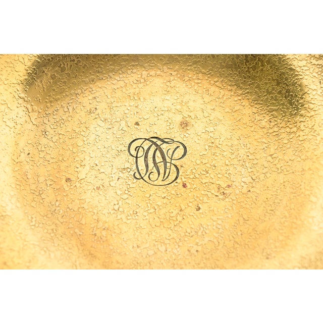Tiffany Studios New York Bronze Doré Plate or Shallow Bowl For Sale In South Bend - Image 6 of 10