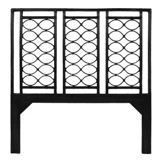 Infinity Headboard Queen - Black For Sale