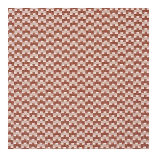 Schumacher Thatcher Performance Fabric In Brick For Sale