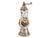 Mid 20th century Italian Capodimonte figural pepper grinder featuring hand-painted porcelain decoration with romantic...