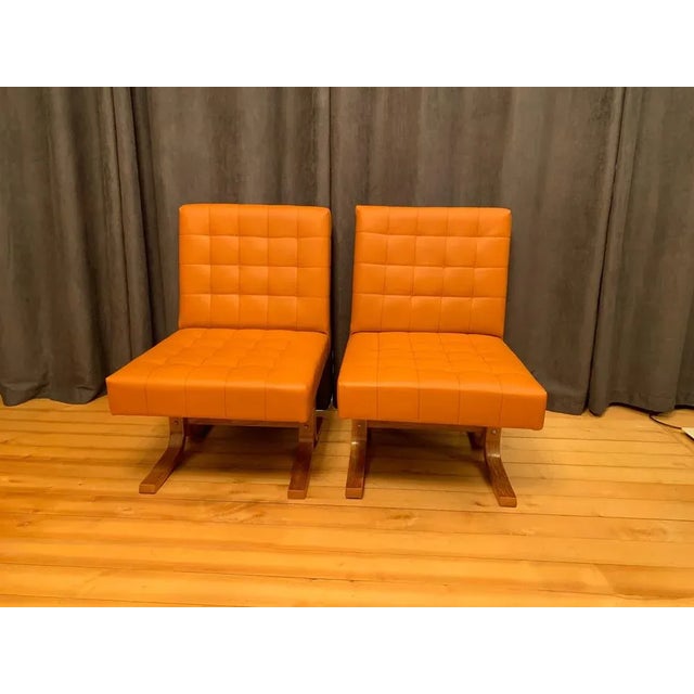 1960s Set of Czechoslovakian Armchairs by Ludvik Volak for Drevopodnik Holesov, 1960s For Sale - Image 5 of 14