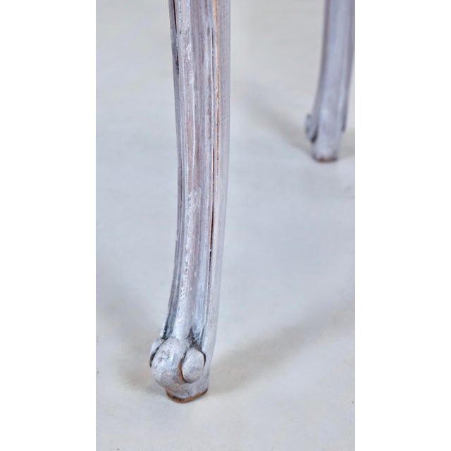 Louis XV Style Marble Top Kidney Shape Side Table For Sale - Image 10 of 12