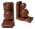 Early 20th Century Bookends Handmade in Oak, Set of 2 For Sale