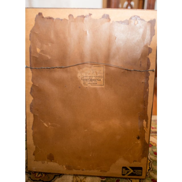 Maxfield Parrish 'Dinky Bird' Lithograph - Early 20th Century Framed Print For Sale - Image 4 of 5