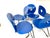 Pantoflex Cantilever Chairs by Verner Panton for VS, 1990s, Set of 6 For Sale - Image 10 of 18