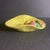 Mid-Century Modern Vintage Yellow Majolica Trompe L’Oeil Basketweave Trinket Dish / Catchall For Sale - Image 3 of 9