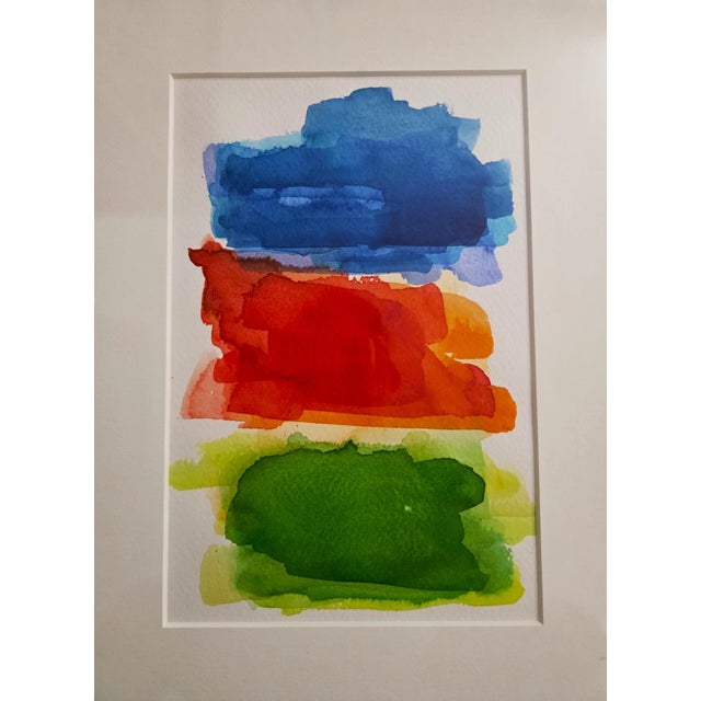Contemporary Watercolor #190625 For Sale - Image 3 of 5
