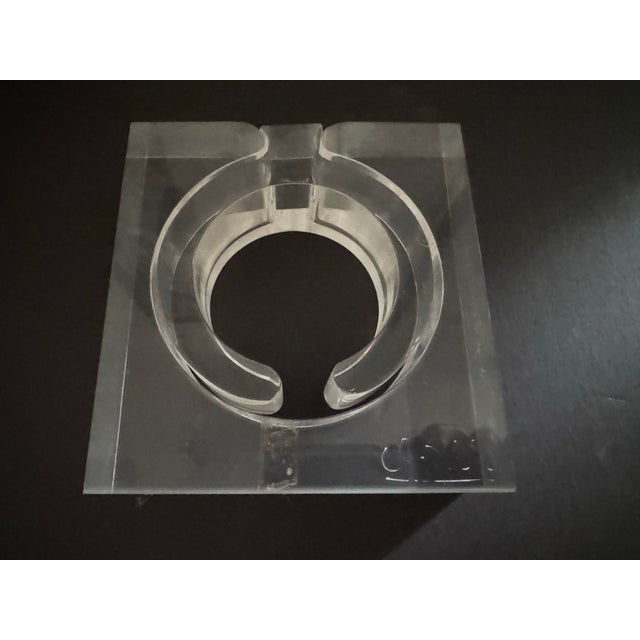 Vintage Lucite Puzzle Sculpture-Signed For Sale - Image 9 of 9