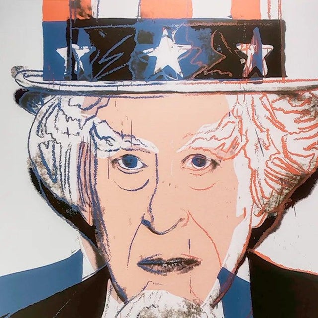 1980s After Andy Warhol, Uncle Sam, 1980s, Lithograph For Sale - Image 5 of 6