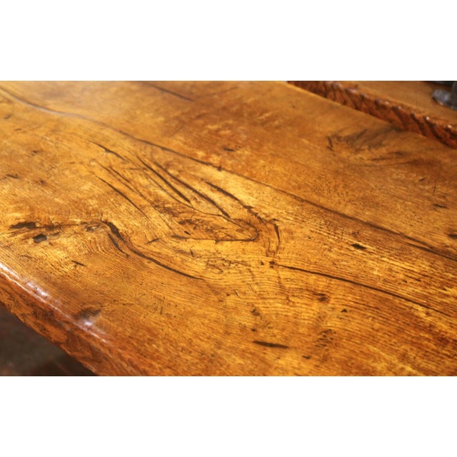 Early 20th Century French Louis XIII Oak and Chestnut Monastery Dining Table For Sale - Image 11 of 11