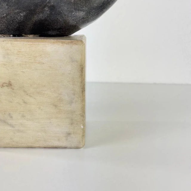 Pietro Cenedella, Abstract Head Sculpture, 1960s-1970s, Marble For Sale - Image 12 of 17