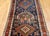 Vintage Heriz Serapi Runner Rug, Hand-Knotted Wool, Geometric Medallion Pattern, Navy, 3x12 For Sale - Image 10 of 16