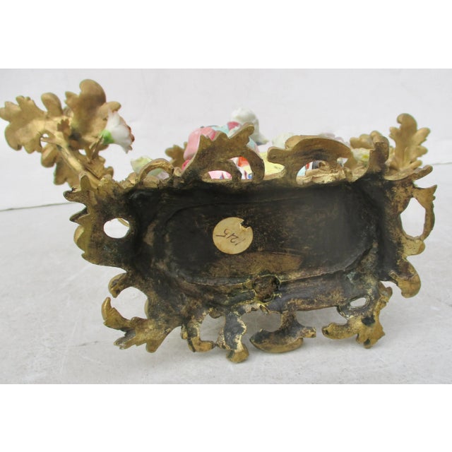 Yellow !8th Century Chinese Porcelain and Ormolu Candelabra For Sale - Image 8 of 13