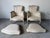 French Country Pair of Vintage Hollywood Regency French Louis XV-Style Painted & Gilt Bergère Lounge Armchairs For Sale - Image 3 of 12