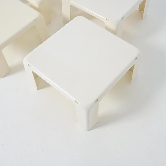 Quattro Gatti or Nesting Tables by Mario Bellini for B&B Italia / C&B Italia, 1960s, Set of 4 For Sale - Image 11 of 18