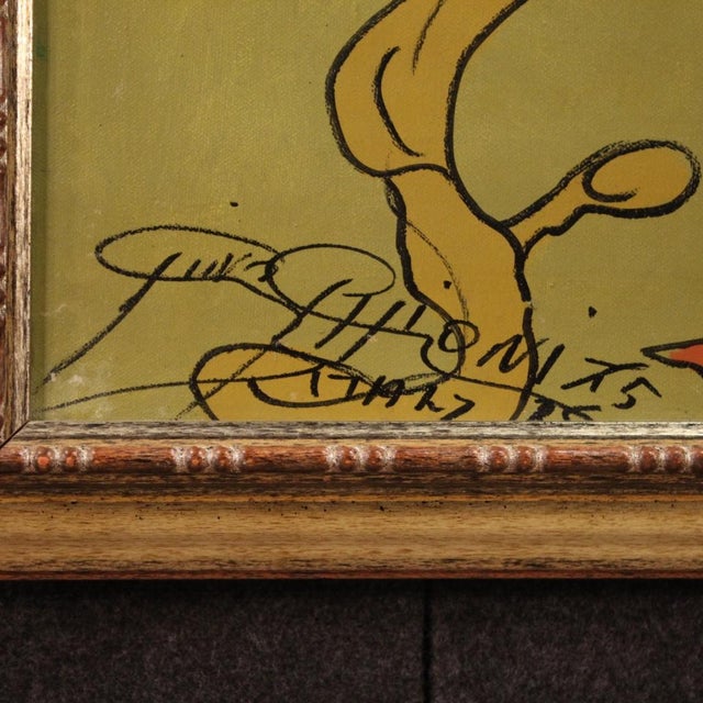 Italian Artist, Surrealist Composition, 20th Century, Mixed Media For Sale - Image 15 of 16