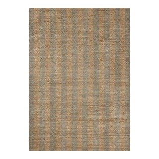 Chris Loves Julia x Loloi Judy Natural / Sky 5'-0" x 7'-6" Area Rug For Sale