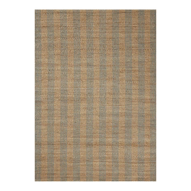 Chris Loves Julia x Loloi Judy Natural / Sky 5'-0" x 7'-6" Area Rug For Sale