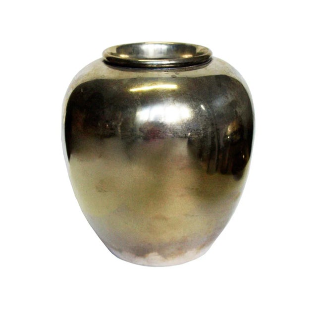 Silver Vintage Vase, 1960s For Sale - Image 8 of 8