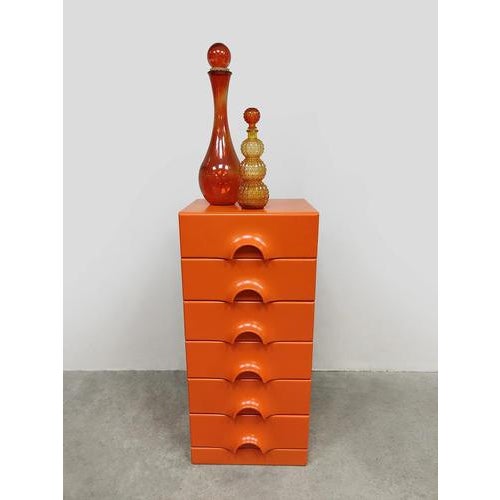 Vintage Space Age Quadro Chest of Drawers by Jurgen Lange for Schönbuch, 1970s For Sale - Image 4 of 7