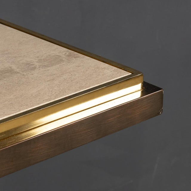 20th Century Continental Belgo Chrome Console Table, 1970s For Sale - Image 12 of 16