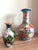 Vintage Chinese Black Cloisonné Enamel Peony & Butterfly Vase, 8" For Sale - Image 13 of 13
