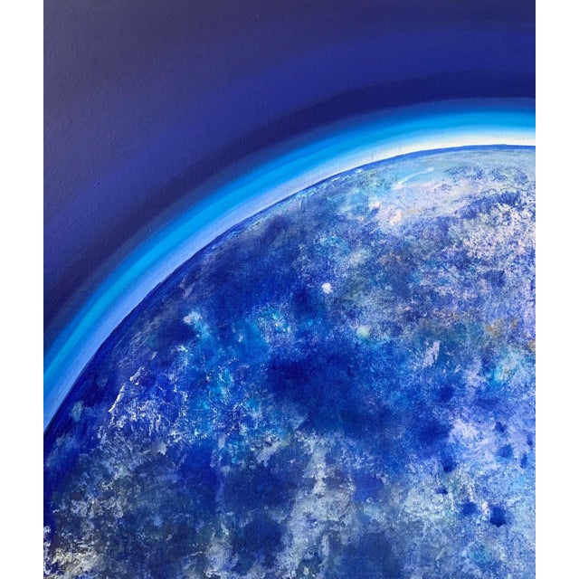 Early 21st Century Barbara Hubert, Full Moon, 2020, Acrylic on Canvas For Sale - Image 5 of 6