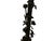 1920s Vintage 1920s Spanish Revival Wrought Iron Bridge Floor Lamp With Ruffled Sunset Art Glass Shade Adjustable 55" - 67" 1920s-1930s For Sale - Image 5 of 12