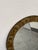Metal Gilded Metal Floral Medallion Wall Mirror, 26.5 Inches For Sale - Image 7 of 12