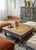 Coffee Hand-Painted Mango Wood Bajot Table – Mandala Boho Coffee Table Plant Stand For Sale - Image 8 of 8