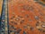 Chinese Lovely Salmon and Blue Color With Flower Design Vintage Chinese Peking Rug For Sale - Image 3 of 5