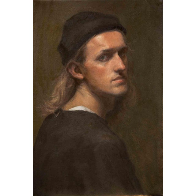 Marco Fariello, Armand, Oil Painting, 2022 For Sale