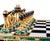 20th Century Russian Dolerite, Malachite & Kascholong Opal Chess Set. For Sale - Image 4 of 11