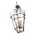 Monumental French Style Mid-Century Wrought Iron 5 Light Lantern/Chandelier For Sale
