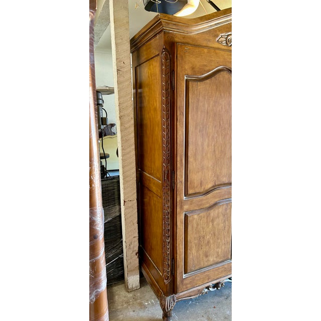Ethan Allen Late 20th Century Ethan Allen French Country Style Armoire Desk, Attributed For Sale - Image 4 of 12