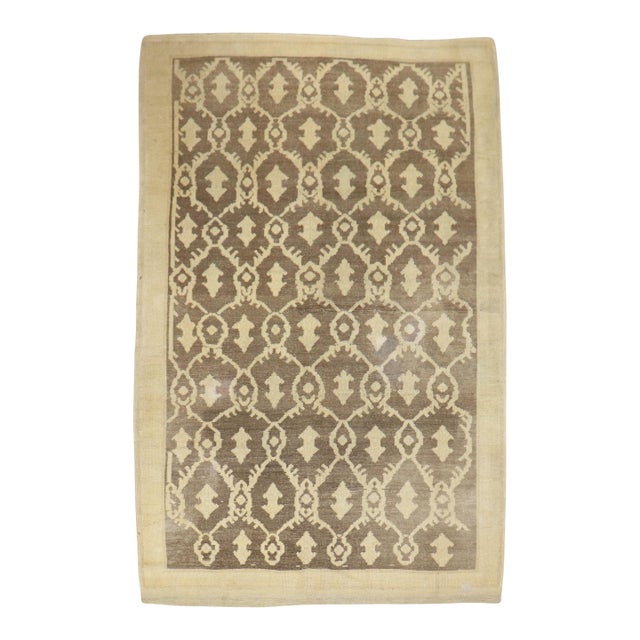Zabihi Collection Vintage Turkish Decorative Rug - 4'11" x 7'2" For Sale