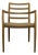 Model 68 Armchair in Oak and Papercord by Niels Otto Møller for J.L. Møllers Møbelfabrik, 1981 For Sale