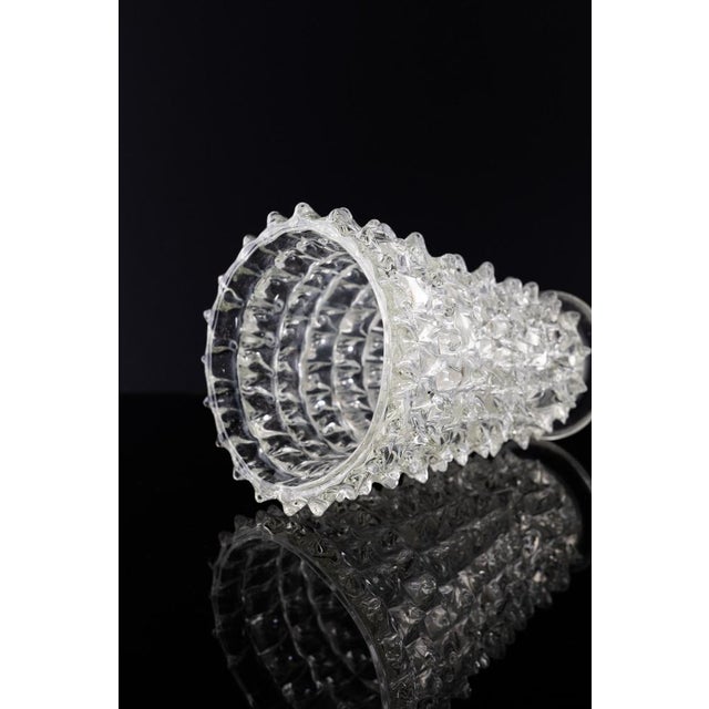 Rare rostrato vase Barovier & Toso in Murano glass, handmade by master glass craftsmen in the 1940s. Rostrato refers to...