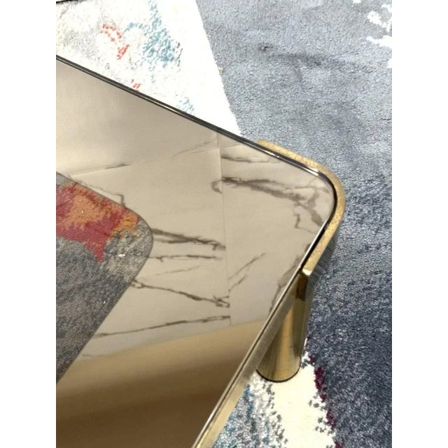 Vintage Hollywood Regency Brass Coffee Table, 1970s For Sale - Image 6 of 10