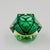 Geometric Emerald Green Murano Glass Sommerso Vase by Flavio Poli, Italy, 1970s For Sale - Image 12 of 12