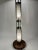 Glass Mid 20th Century Stacked Cut Glass Lamp From West Germany For Sale - Image 7 of 10