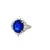 Modern 5.03 Carat Ceylon Sapphire Diamond Platinum Ring, Gia Certified, Size 6 For Sale - Image 3 of 8
