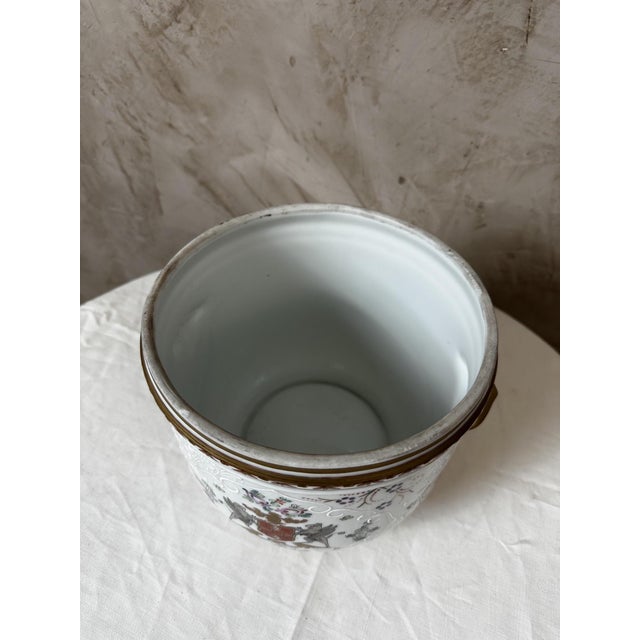 Ceramic Antique Cachepot in Earthenware, 1800s For Sale - Image 7 of 14