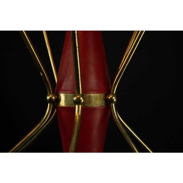 Mid-Century Modern Italian Pendant in the style of Stilnovo, 1950s For Sale - Image 13 of 18