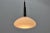 Wood Mid-Century Modern Italian Suspension Lamp in Wood and Frosted Glass, 1960s For Sale - Image 7 of 14
