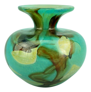 Vintage Submerged Blown Glass Vase from Mdina, 1970s