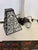 1980s Vintage Mid-Century-Spanish Revival Wrought Iron Glass Table Lamps - A Pair For Sale - Image 5 of 6